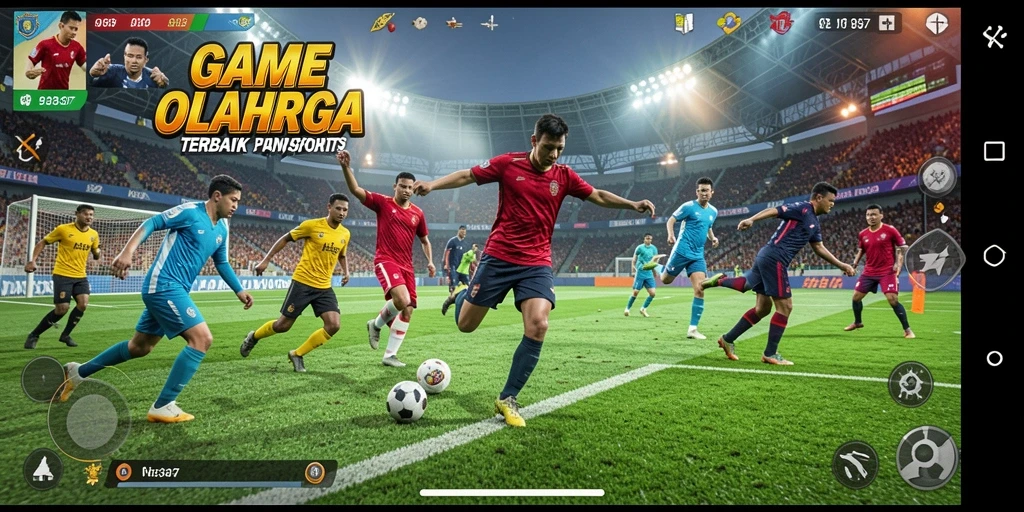 Screenshot menunjukkan gameplay menarik dari <strong>93337</strong> dalam aksi olahraga.