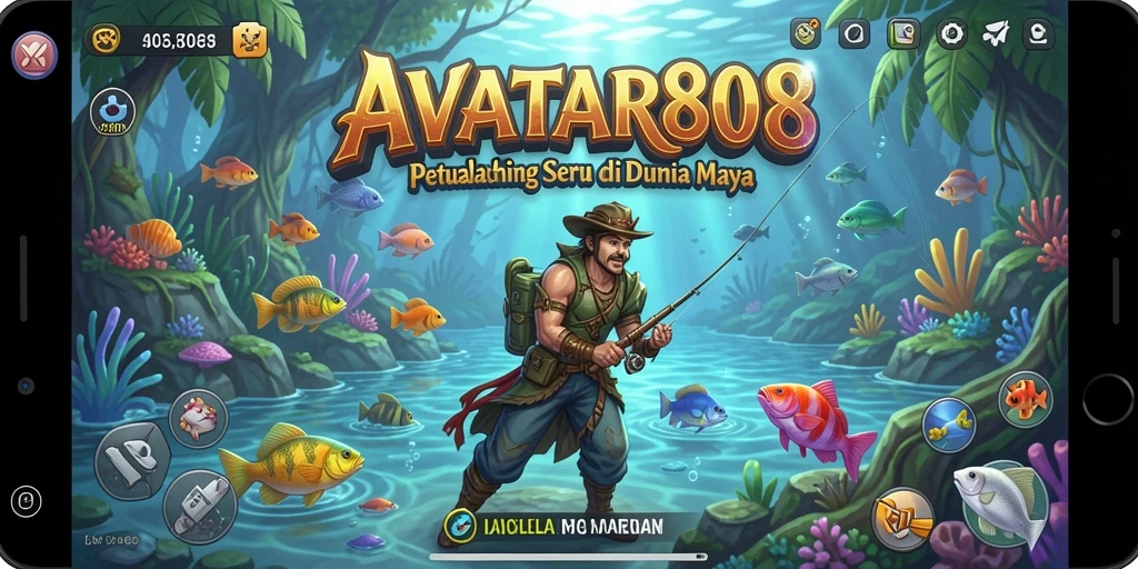 Tangkapan ikan yang mengesankan dalam game Fishing AVATAR808.