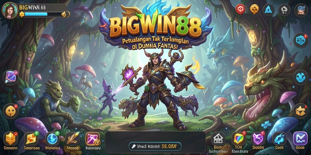 Tampilan gameplay menyerupai pengalaman petualangan yang mendebarkan.