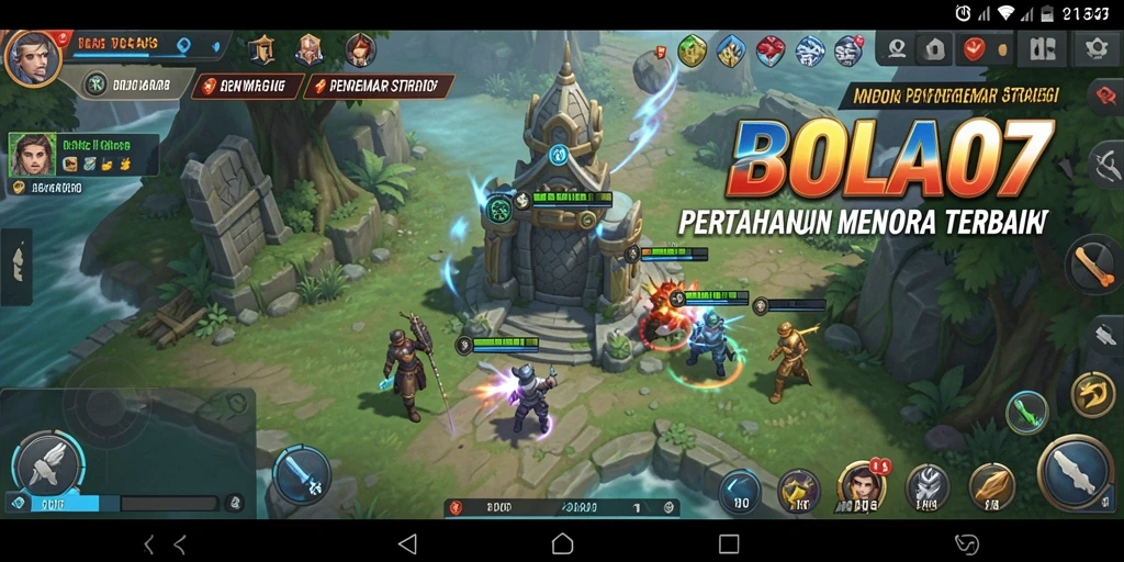 Tampilan menarik dari gameplay BOLA07 yang dinamis.