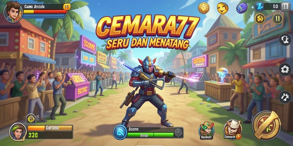 Tampilan gameplay seru dari CEMARA77 dengan momen mendebarkan.