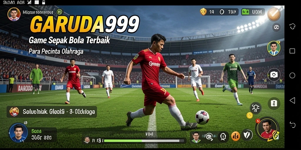 Tampilan permainan GARUDA999 yang mengesankan saat pertandingan sepak bola.