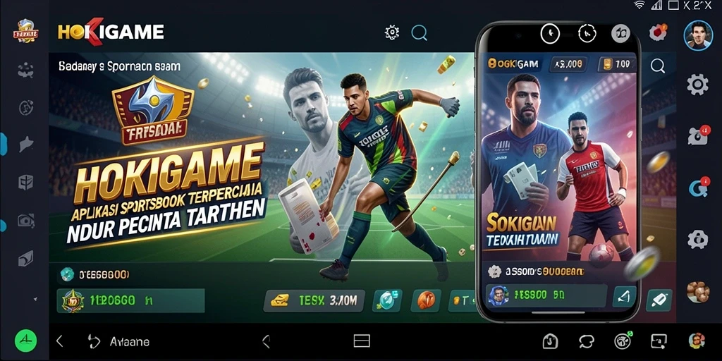 Screenshot utama HOKIGAME menampilkan antarmuka taruhan yang menarik dan informatif.