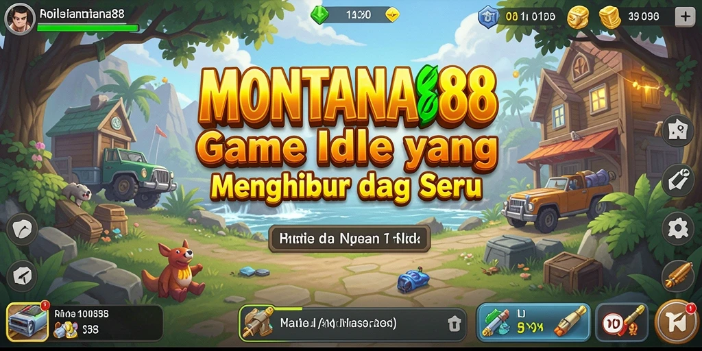 Tampilan gameplay Idle yang menarik dari MONTANA88.