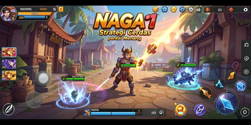 Tampilan gameplay menarik dalam NAGA11 dengan strategi yang mendebarkan.