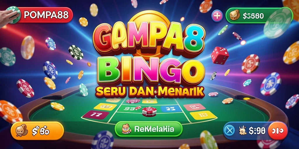 Screenshot gameplay POMPA88 menampilkan aksi Bingo yang seru.