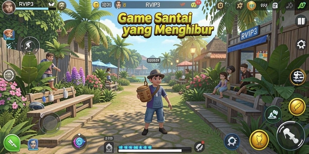 Screenshot gameplay <strong>RVIP3</strong> yang menunjukkan aksi seru dalam permainan Casual.